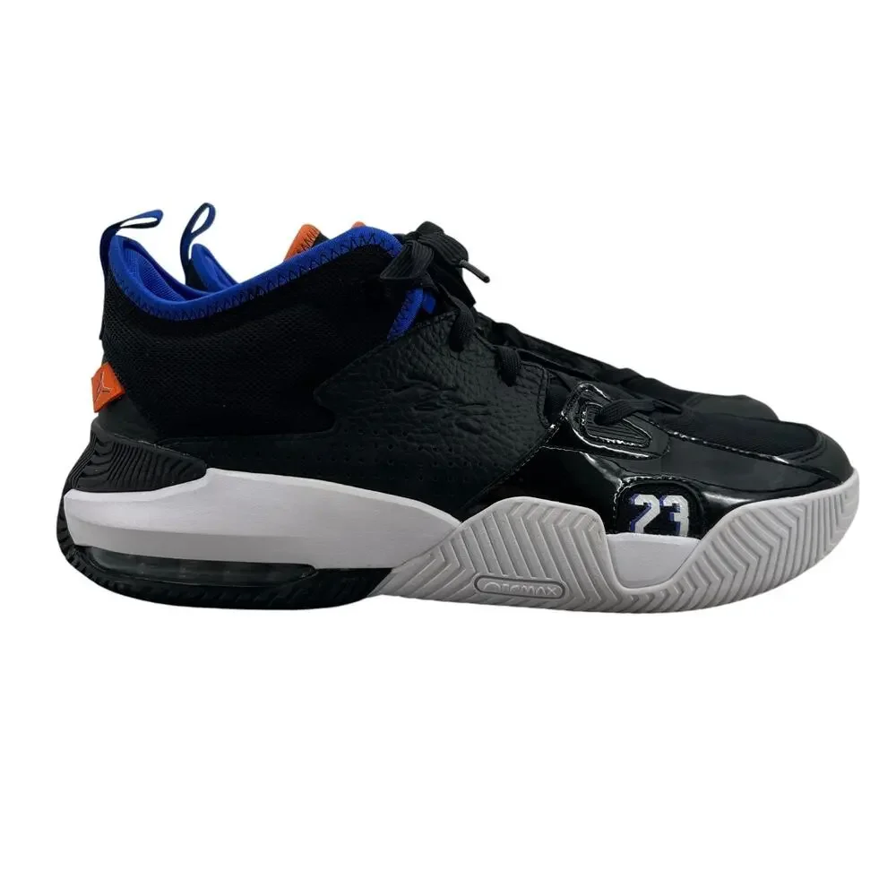 Nike Men 13 Air Jordan Stay Loyal 2 Black Hyper Royal Knicks Wheaties DQ8401-048